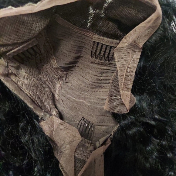 Human hair blend lace wig - Picture 4 of 10